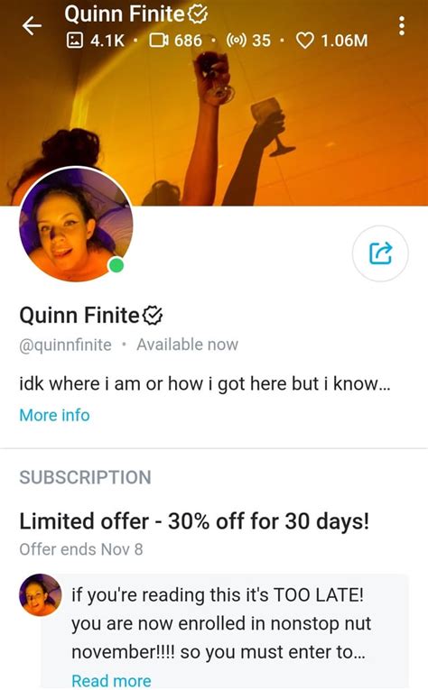 quin finite leaks|Quinn finite : r/OnlyDaily